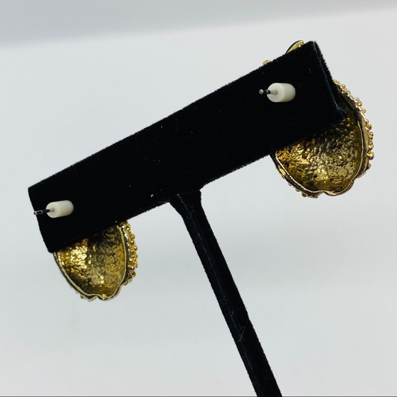 VINTAGE Pineapple Earrings - Picture 5 of 8